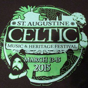 2015 St. Augustine Celtic Music & Heritage Festival Concert Mens XXL T-Shirt